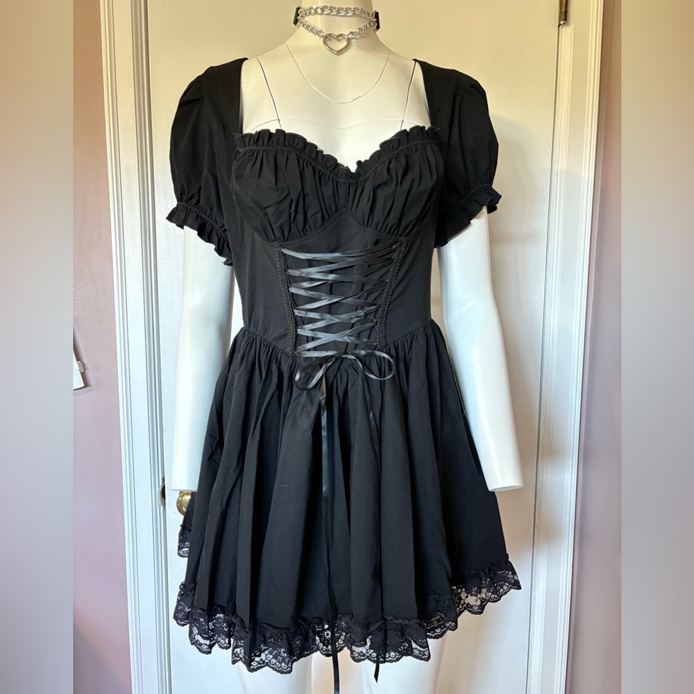 SOLD: Dolls Kill Black Mini Dress